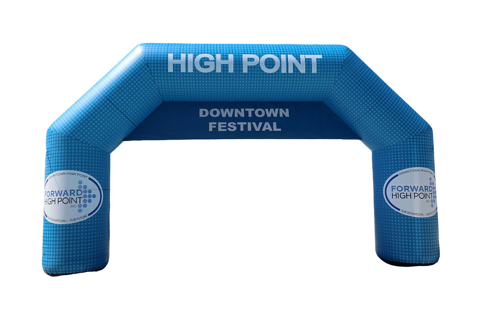 Custom Inflatable Archway: City of High Point