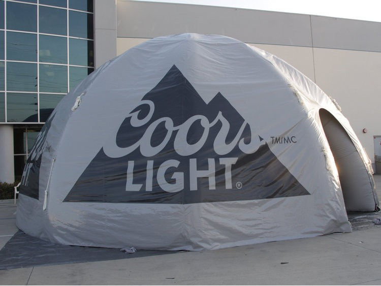 25 ft. Inflatable Dome Tent Coors Light