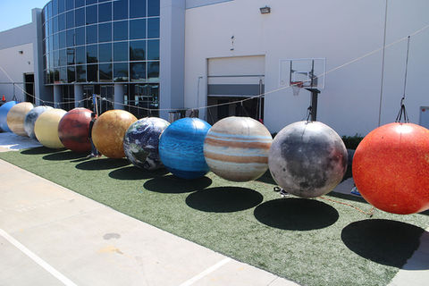 6 ft. giant inflatable planets
