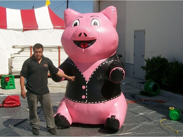 8 ft. Inflatable Harley Pig For Sale or Rental