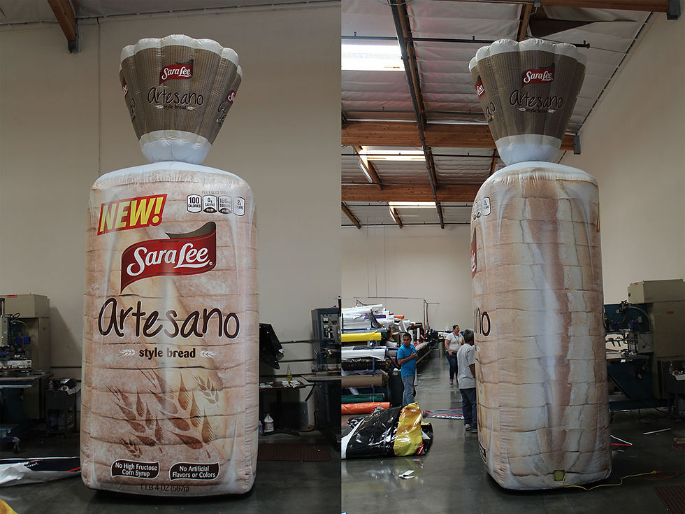 Inflatable Bread Loaf Replica: Sara Lee
