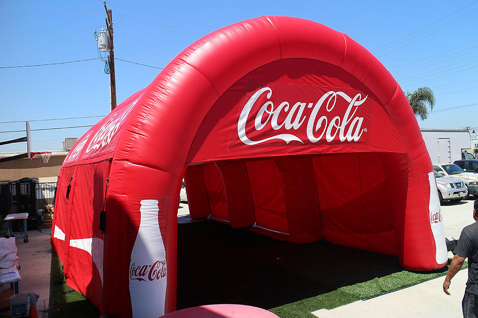 Inflatable Coca-Cola Tents