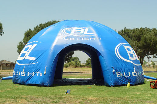 Custom inflatable Bud Light done tent