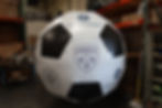 Balon de Futbol Gigante Personalizado con Logos GE Louisville City 3m