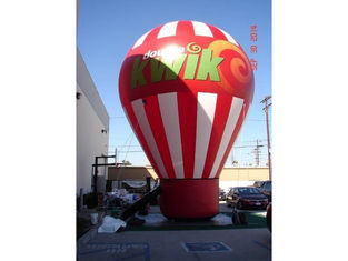 30 ft. Giant advertising rooftop balloon with logo Kwik