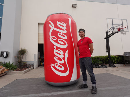 Giant Inflatable Coke Can
