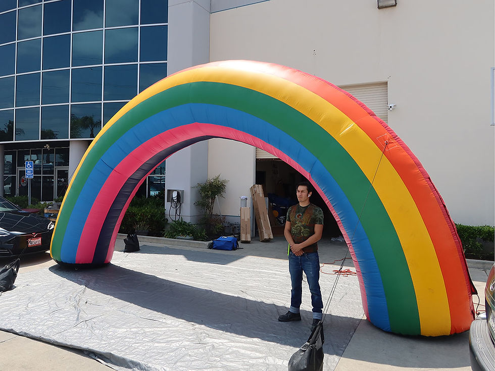 24 ft. Giant Inflatable Rainbow Arch