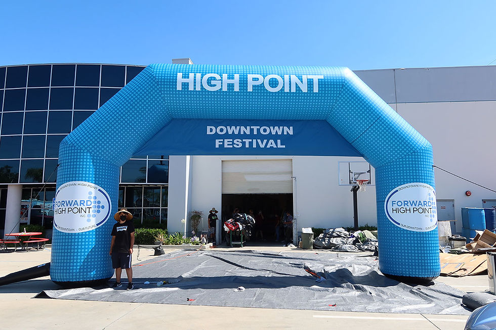 Inflatable Arch for a city to use at their events.