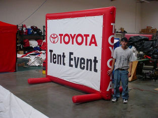 Promotional inflatable banner Toyota Tent Event