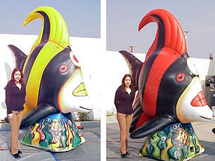 10ft Giant Inflatable Angel Fish