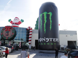 Giant inflatable Monster Energy Drink Can replica