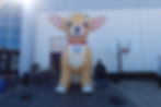 15ft Giant Custom Inflatable Chihuahua Urgent Vet