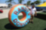 6 ft. Large custom sealed inflatable donuts Randy's
