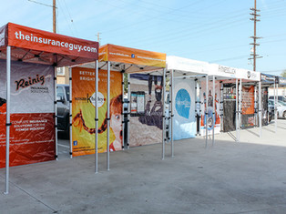 5x5 Customized branded pop up canopies Myzone