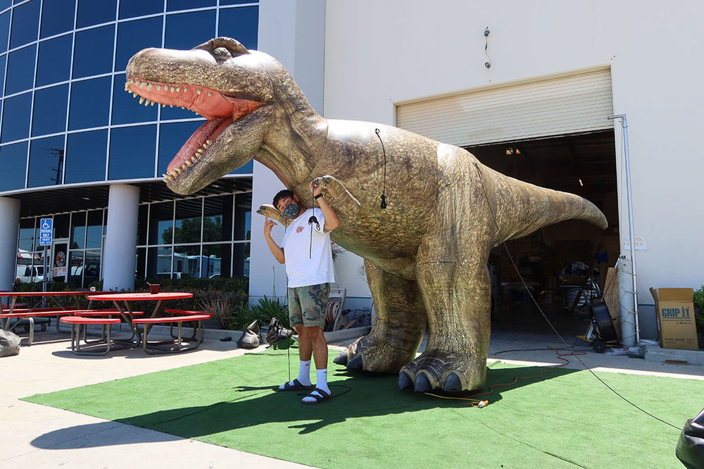 Giant Inflatable Dinosaur: T-Rex