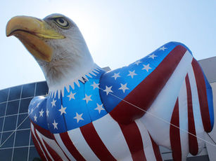 Giant Inflatable Patriotic Bald Eagle
