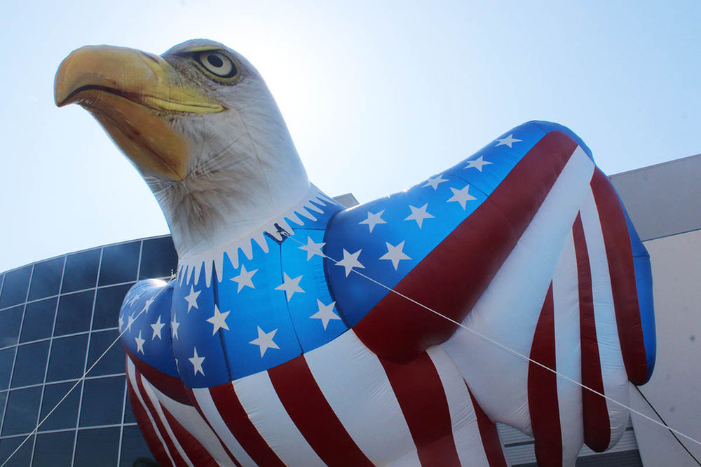 Giant Inflatable Patriotic Bald Eagle