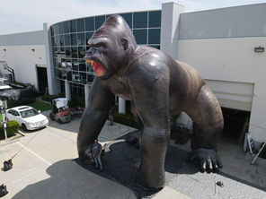25 ft. Giant inflatable gorilla realistic