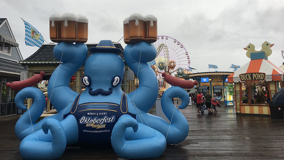custom inflatable octopus.