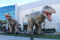 Giant inflatable dinosaurs T-rex