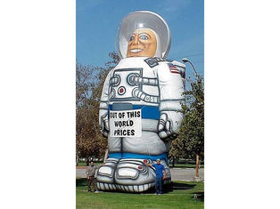 30 ft. Giant inflatable astronaut prop