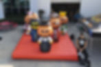 12 ft. Inflatable Halloween Pumpkin Head Ring Toss Game for Rent or Sale