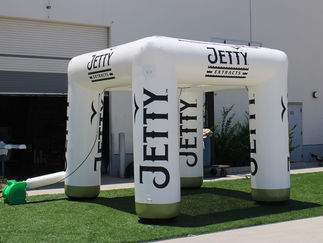 10x10 Custom inflatable misting tent Jetty