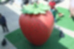 Giant Inflatable Strawberry Prop