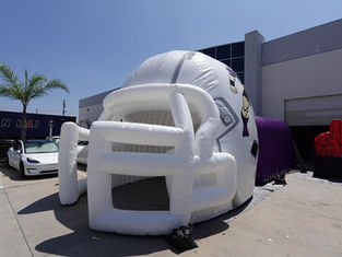 41x15x15 Custom inflatable football helmet entrance tunnel Caledonia