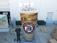 10ft Giant inflatable iced coffee cup 7 Brew