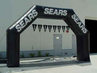 Branded inflatable arch with logos Sears