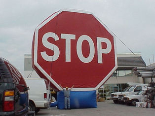30 ft. Giant inflatable road traffic stop sign