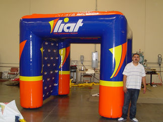 10x10 Custom inflatable misting station Liat
