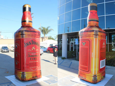 Inflatable Whiskey Bottle Jack Daniels