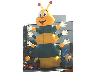 30 ft. Giant inflatable yellow with green caterpillar