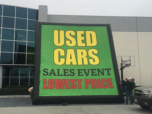 Giant Inflatable Advertising Sale Sign