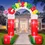 Thumbnail: Santa Claus Sleigh Inflatable Outdoor Decor With LED Lights