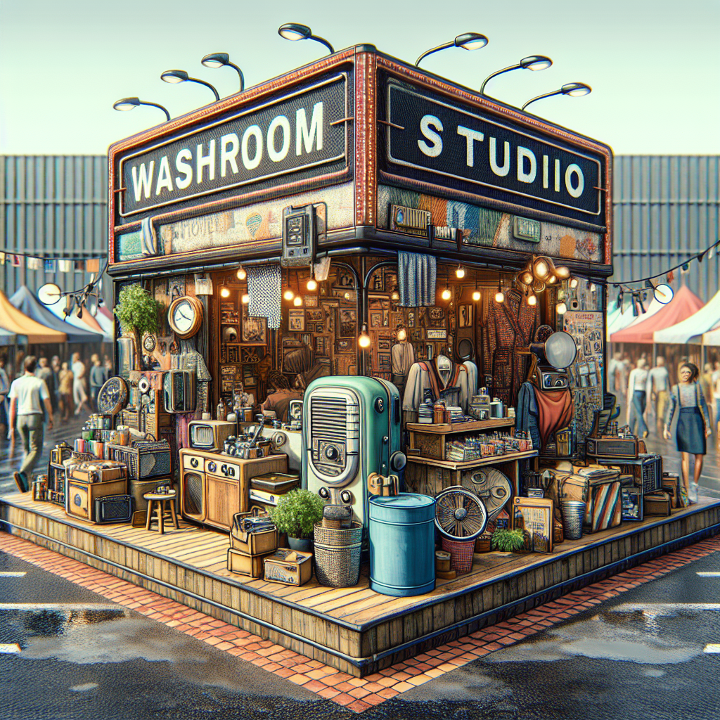 Colorful Market Stall