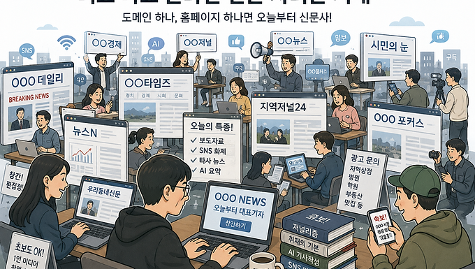 <편집국장 칼럼>너도 나도 온라인 신문 차리는 시대… 도대체 왜?