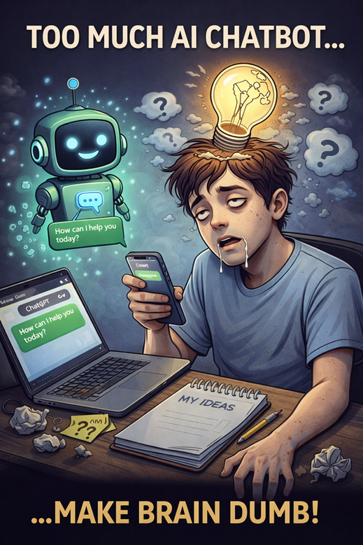 AI 챗봇 너무 자주 쓰면 바보 된다? 과학자들 우려 제기