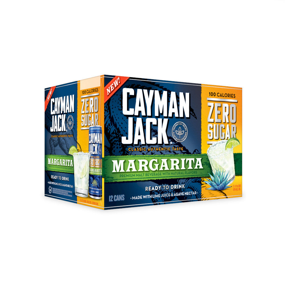 Cayman Jack Margarita Zero Sugar 12pk - 12oz btl