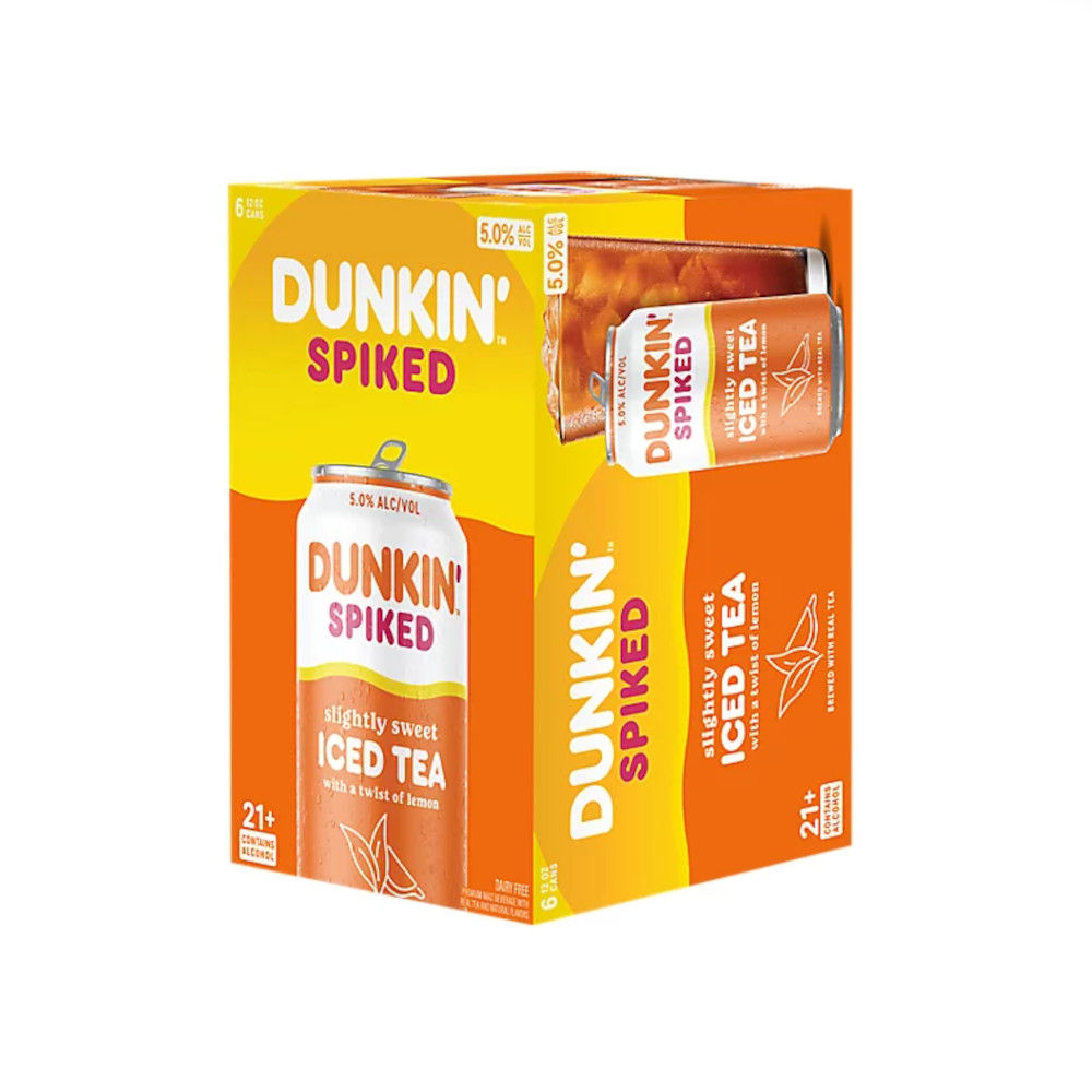 Dunkins Spiked Slightly Sweet Tea 6pk - 12oz can
