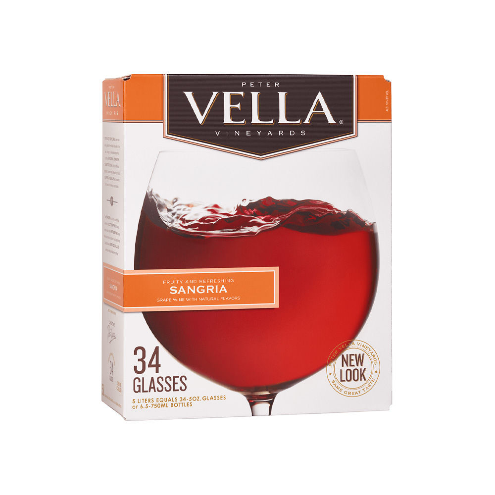 Peter Vella Sangria 5L Bag In Box