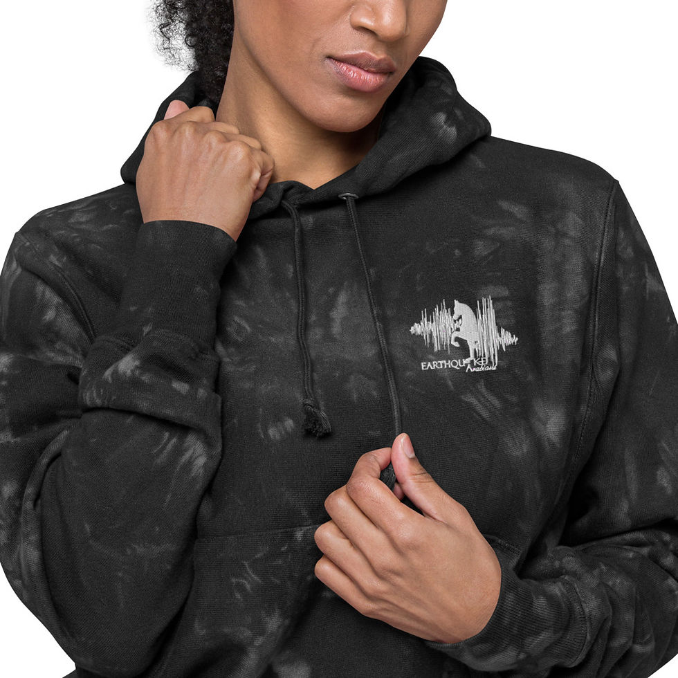 Thumbnail: Unisex Champion tie-dye hoodie