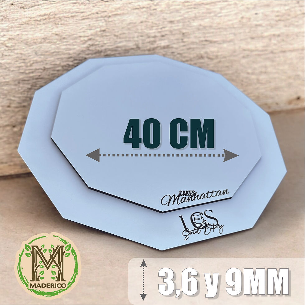 Soporte de madera MDF blanco 40 cm con forma geométrica diamante