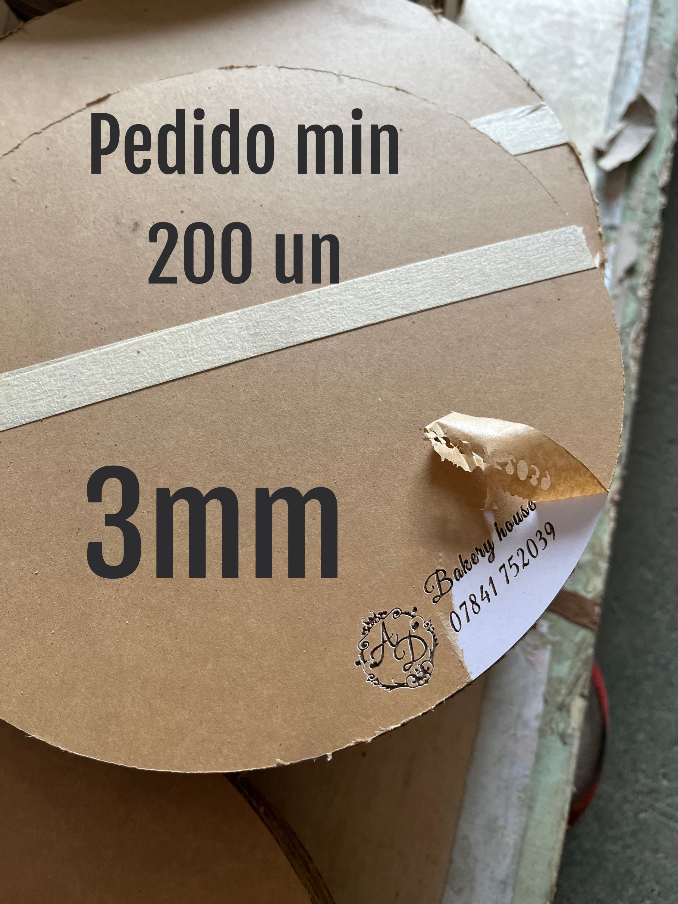 Bases Redondas de Madera MDF 3 mm para Tartas – Blancas, Resistentes y Elegantes