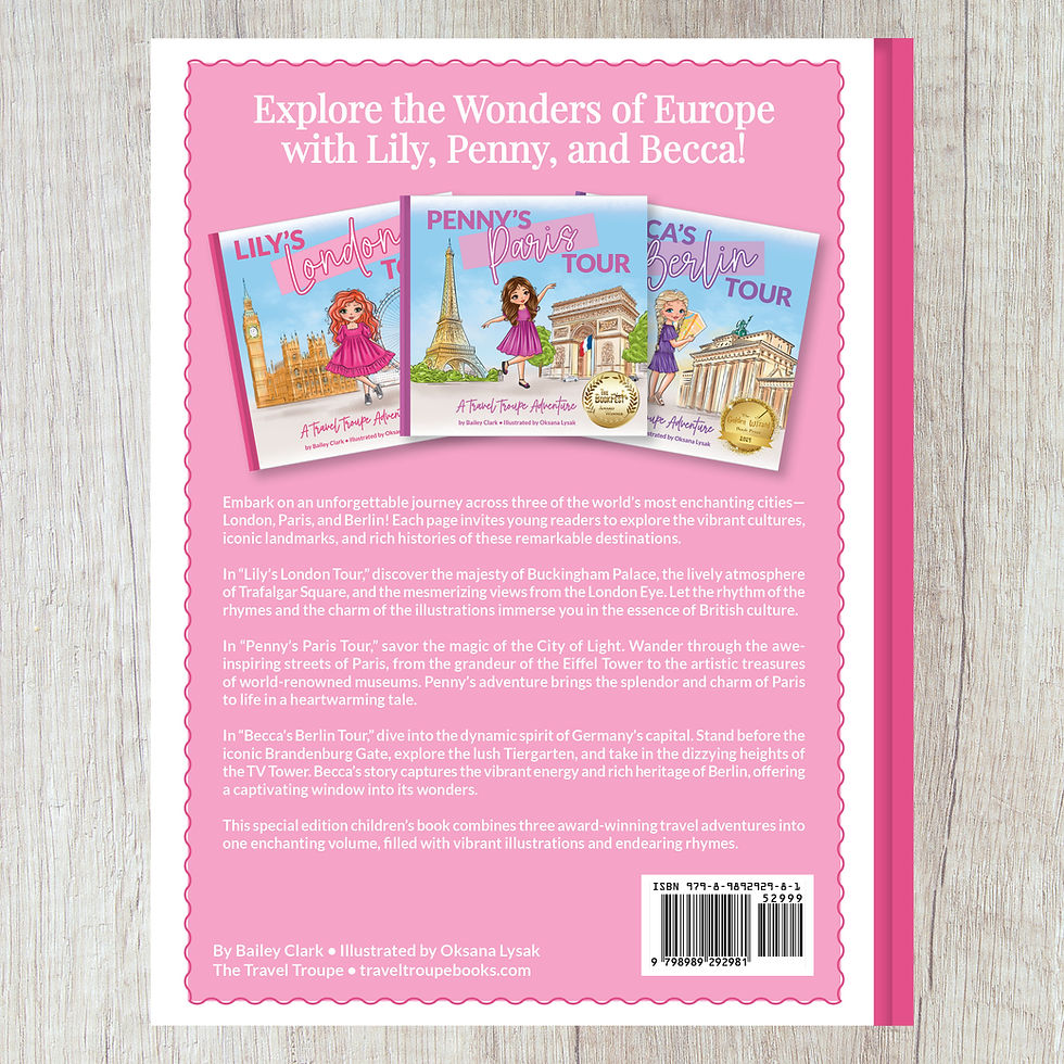Thumbnail: A Trio of Tours: London, Paris & Berlin - Original Cover