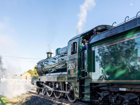 Timetables for Steam to Surf to Kiama with locomotive 3526