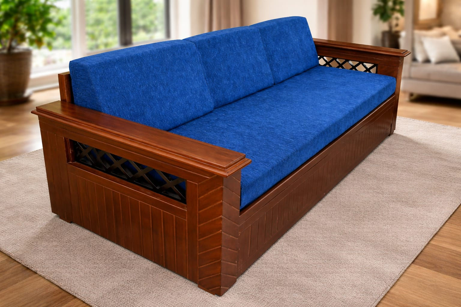 V XX SOFA CUMBED 6'x5'3"