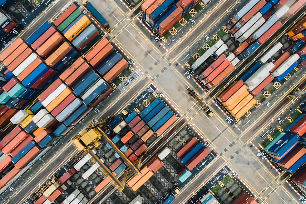 Record levels of container congestion at a logistics provider